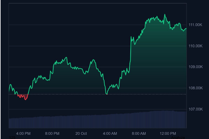 比特币收回11万美元，分析师看好突破12万美元