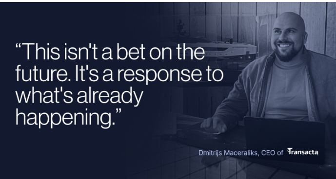 Transact 与 CryptoJets 合作，以满足私人航空领域对加密支付日益增长的需求。