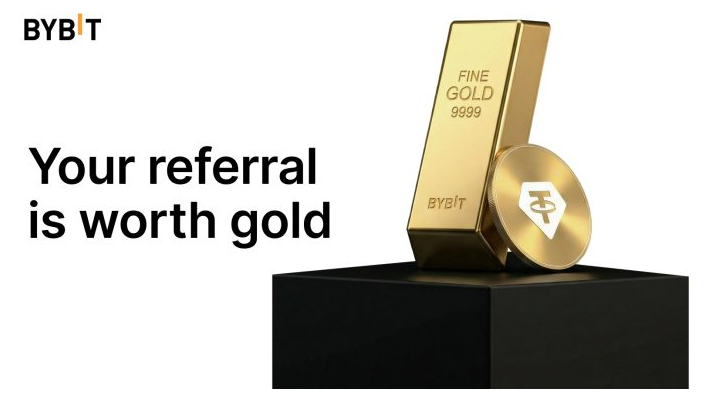 Bybit 和 Tether 启动“黄金月”赠礼活动，包含 1 盎司黄金以及 30 美元的推荐奖励。